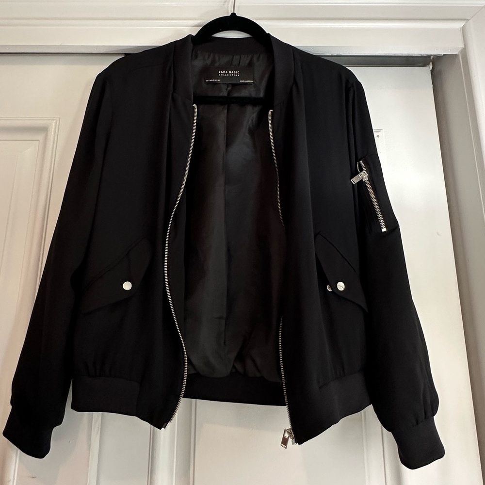 Zara Bomber Jacket with pockets